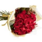 Buquê de 24 Rosas Vermelhas